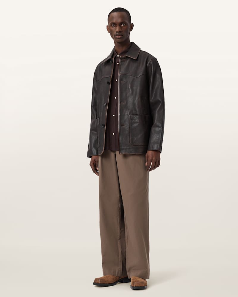 Hartwell Leather Coat