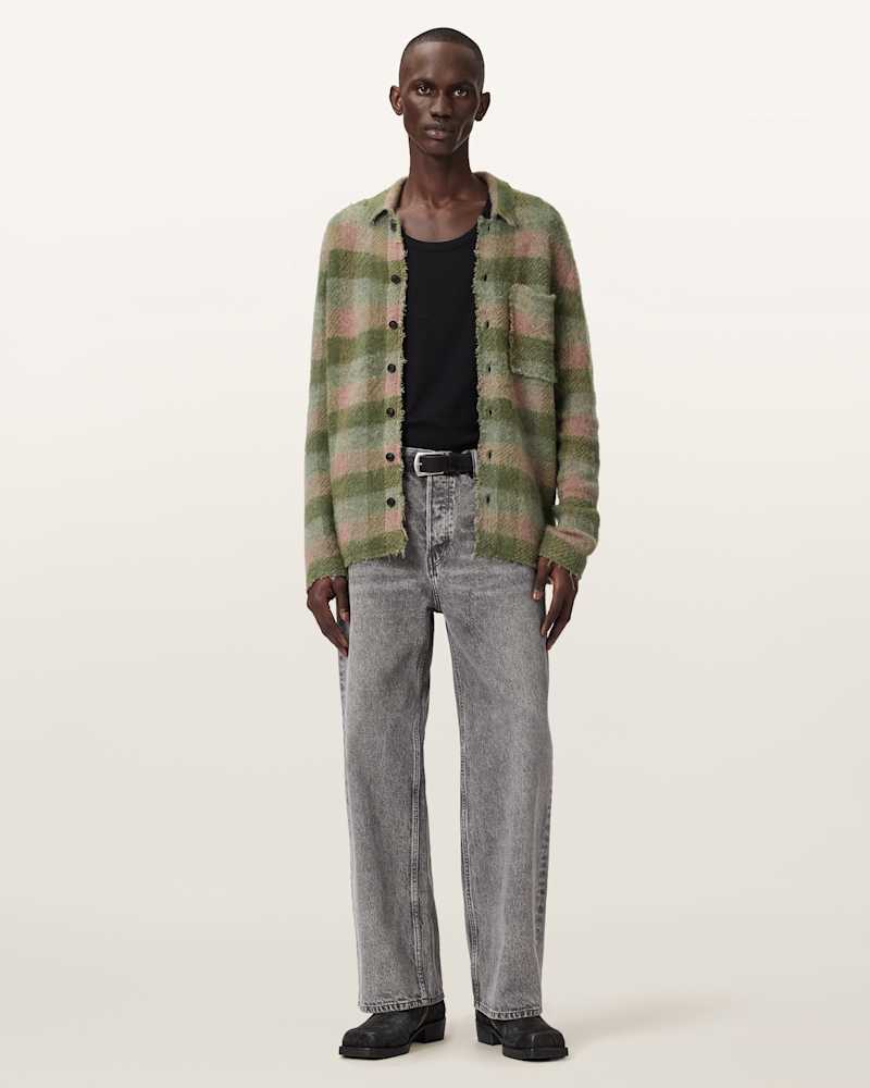Adler Jacquard Plaid Cardigan