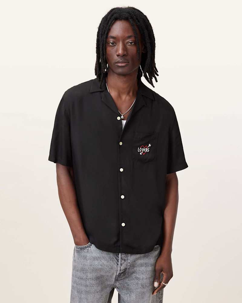 Lovers Embroidered Relaxed Fit Shirt