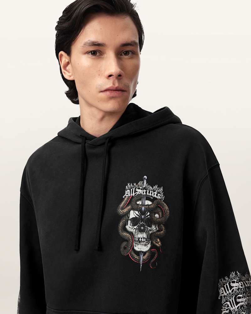Araknid Long Sleeve Cotton Hoodie