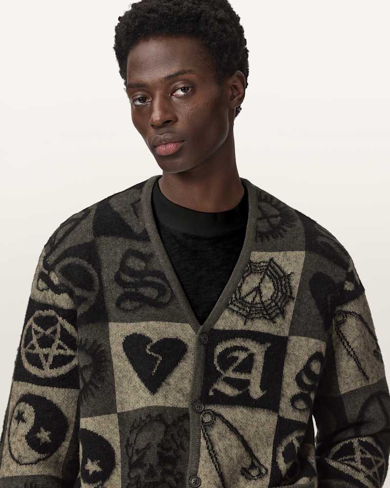 Travis Jacquard Cardigan