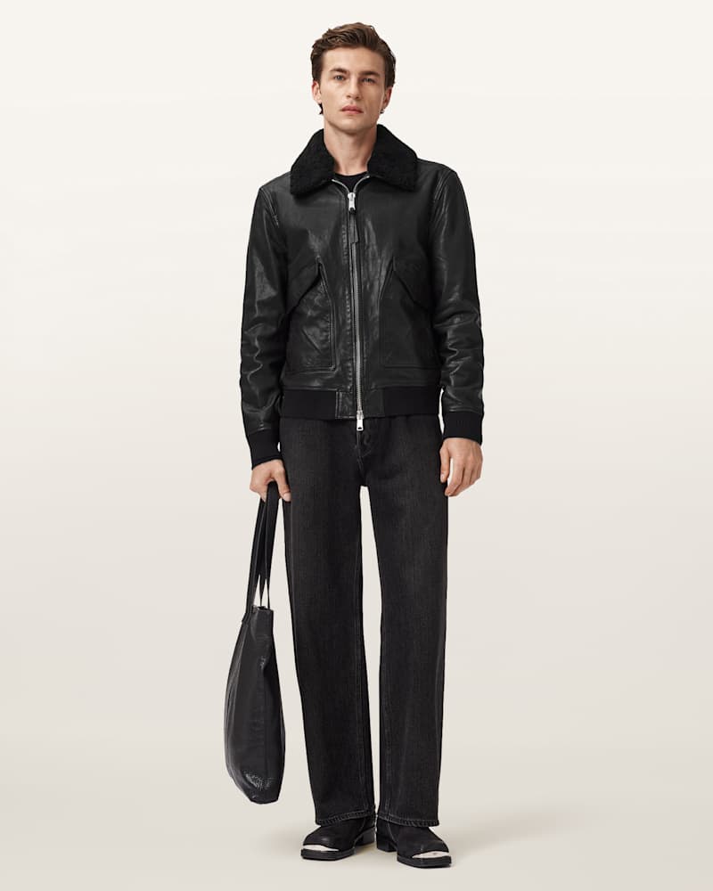 Vaucluse Aviator Leather Jacket
