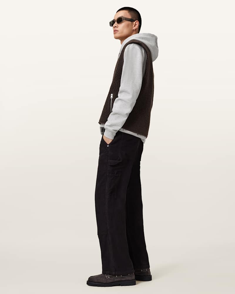 Waved Relaxed Fit Hoodie