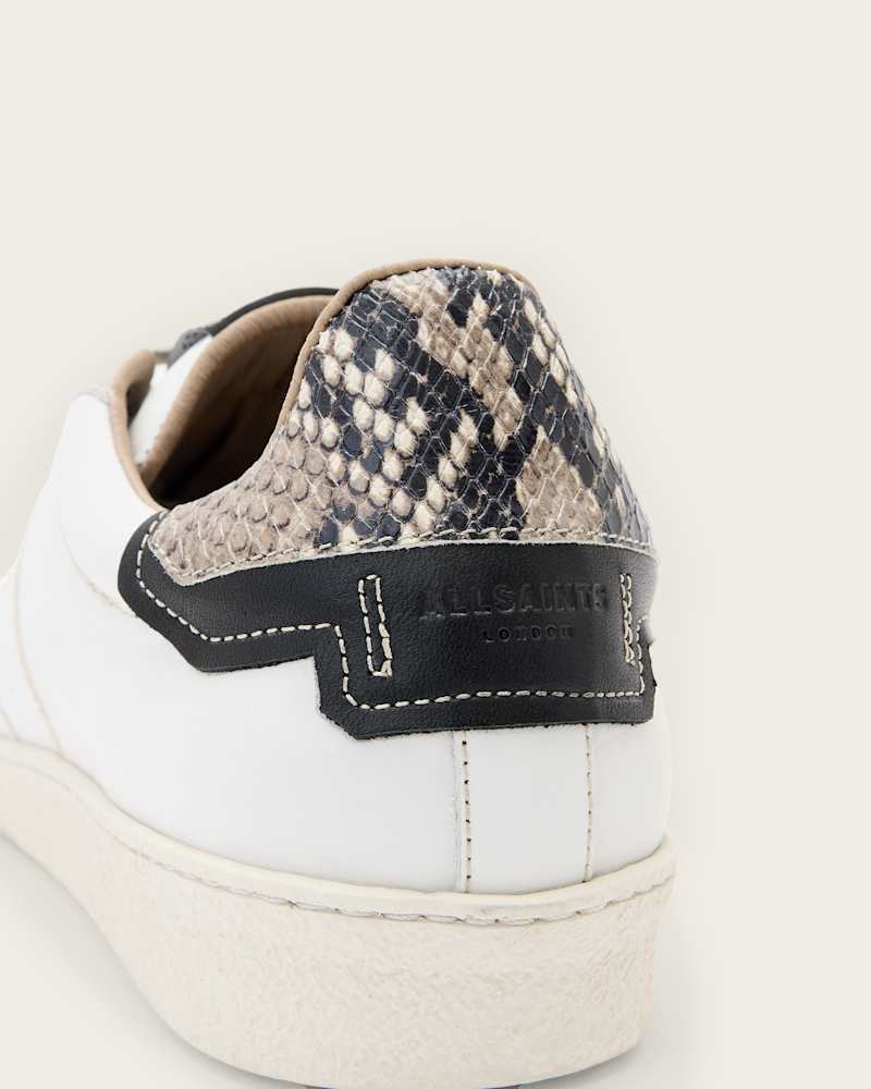 Leon Leather Low Top Trainers