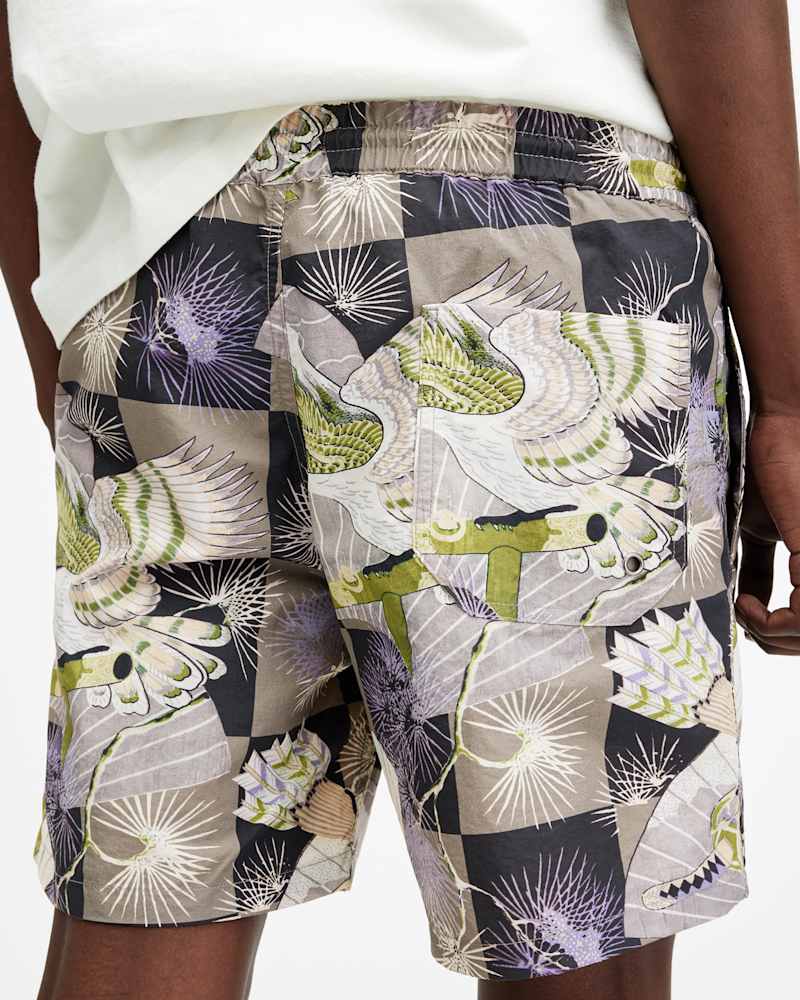 Sebastian Slim Fit Printed Swim Shorts