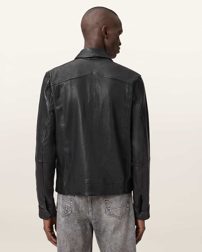 Erol Zip Up Leather Jacket