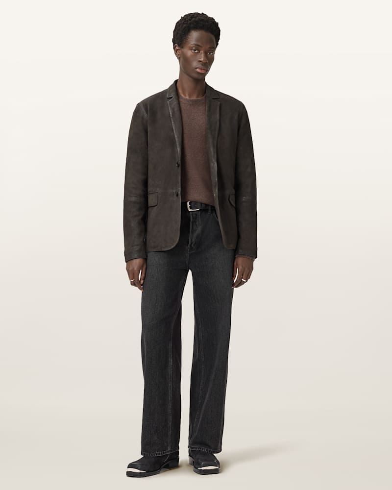 Monet Waxed Suede Blazer