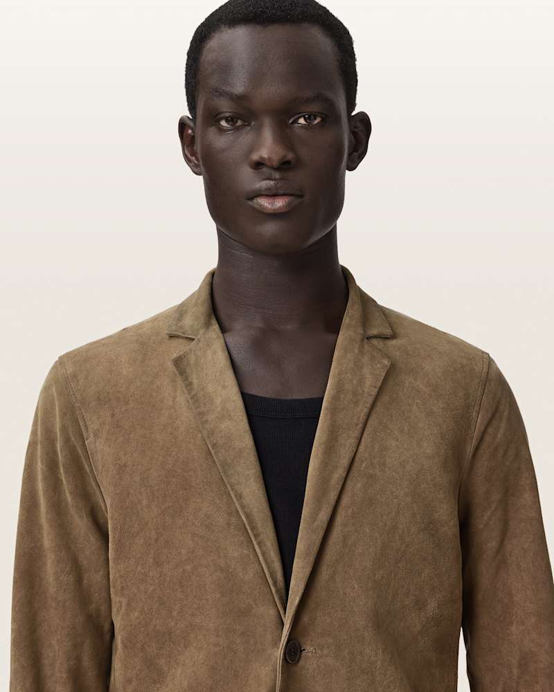 Monet Waxed Suede Blazer
