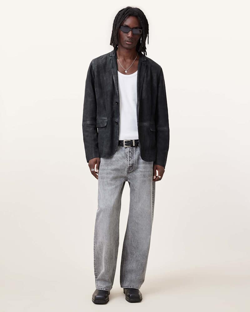 Monet Waxed Suede Blazer