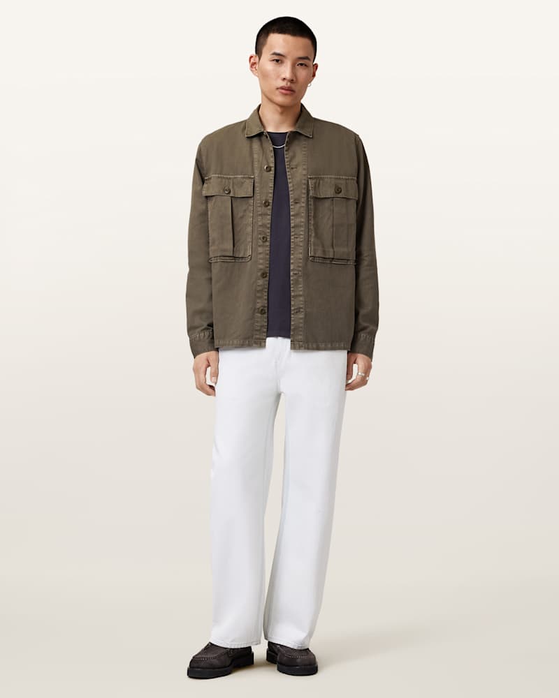 Albyn Long Sleeve Cotton Shirt