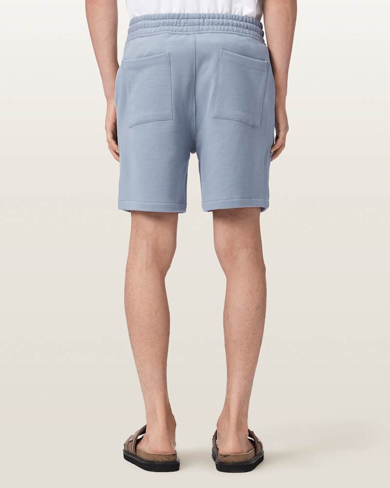Asher Straight Fit Ramskull Sweat Shorts