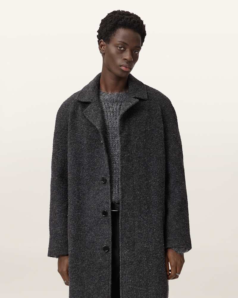 Duke Single Breasted Wool Coat