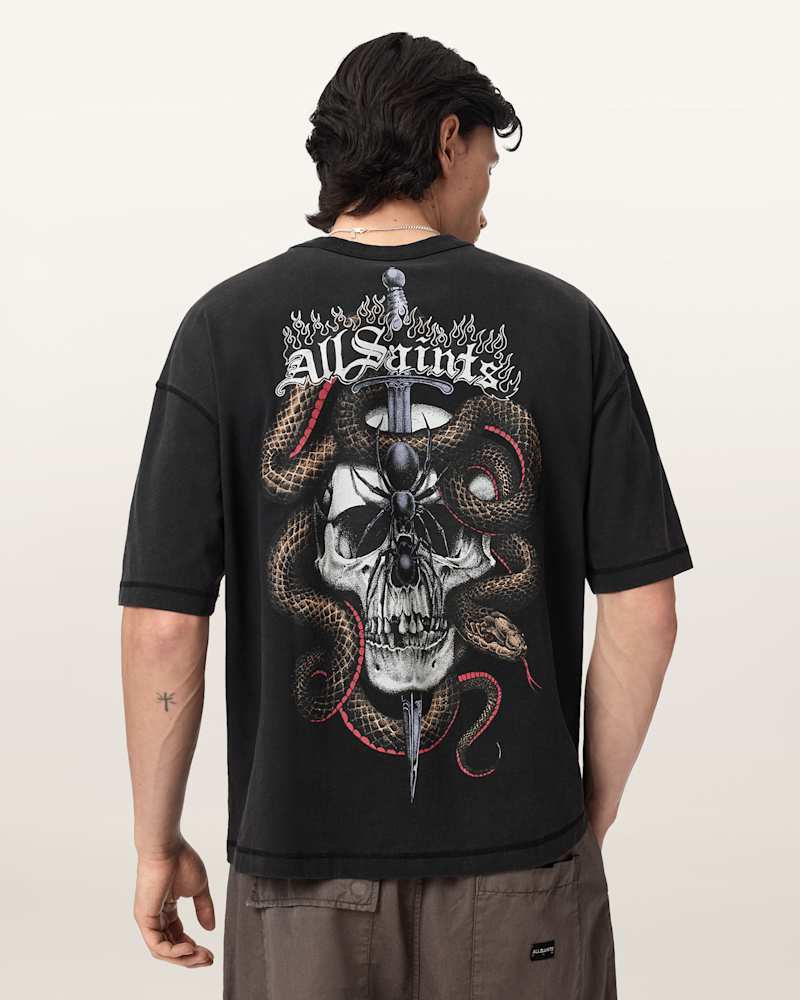 Araknid Short Sleeve Boxy Graphic T-Shirt  