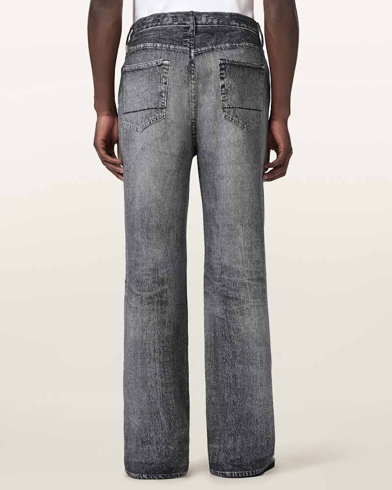 Lenny Illusion Of Denim Wide Leg Trousers