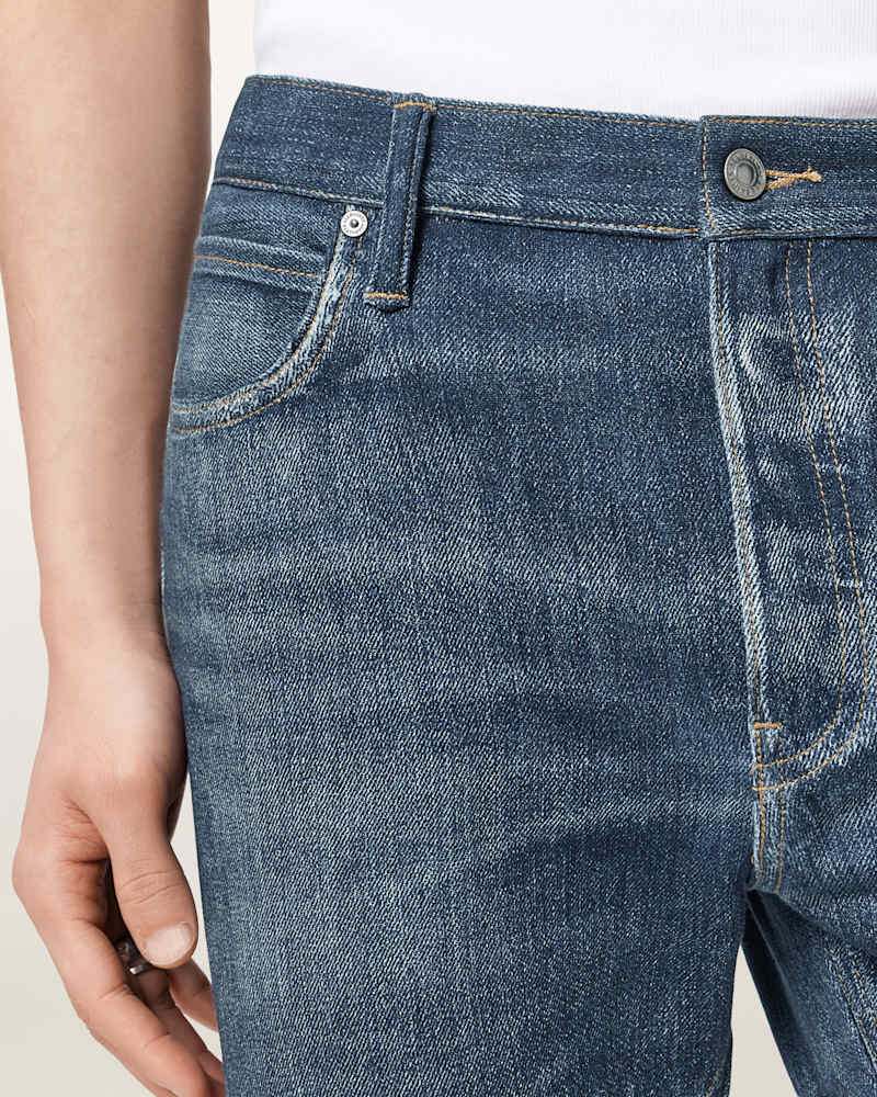 Bead Straight Leg Illusion Trousers