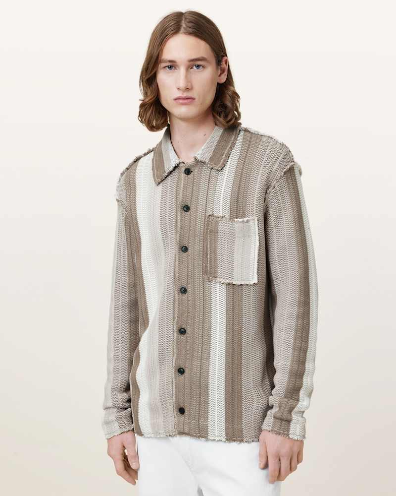Truck Striped Cardigan