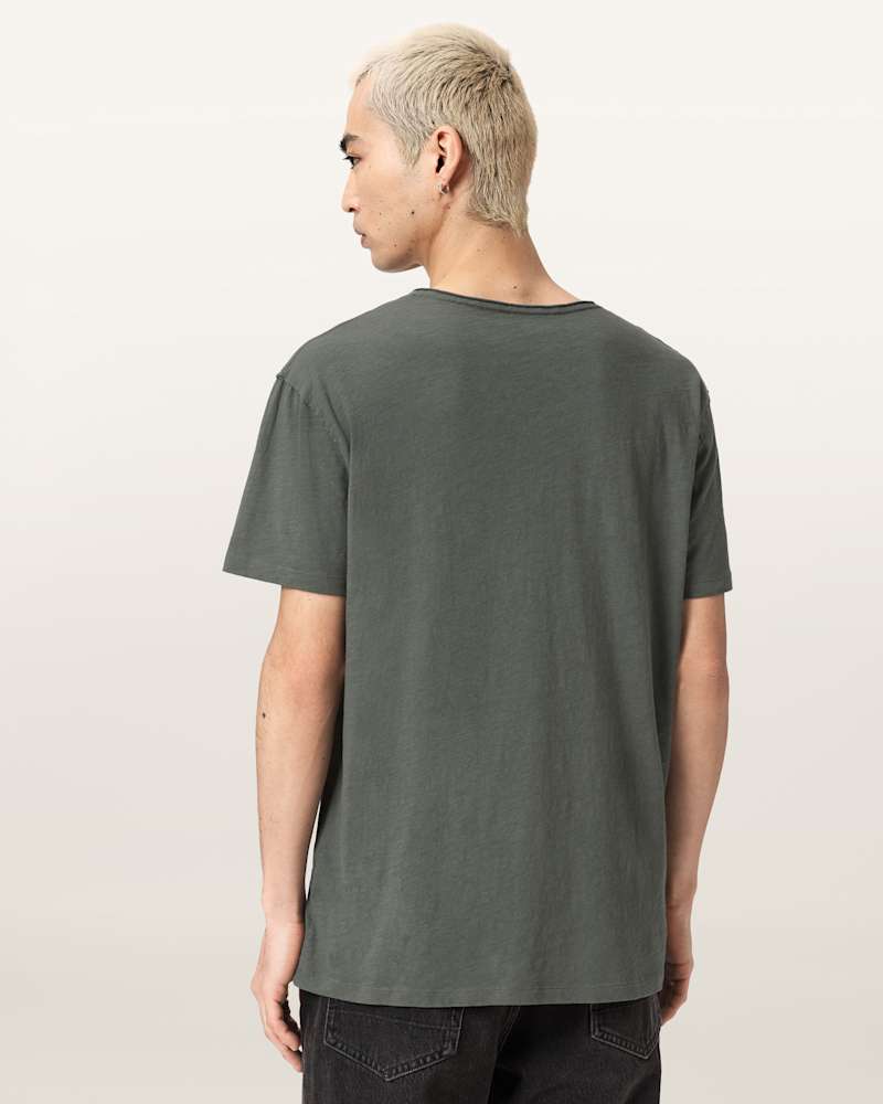 Figure Crew Neck Raw Edge T-Shirt