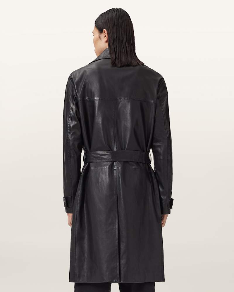Kellett Leather Trench Coat