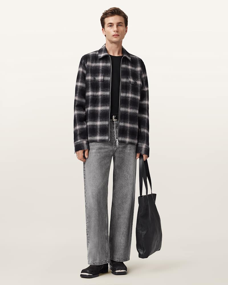 Bayo Sherpa Checked Jacket