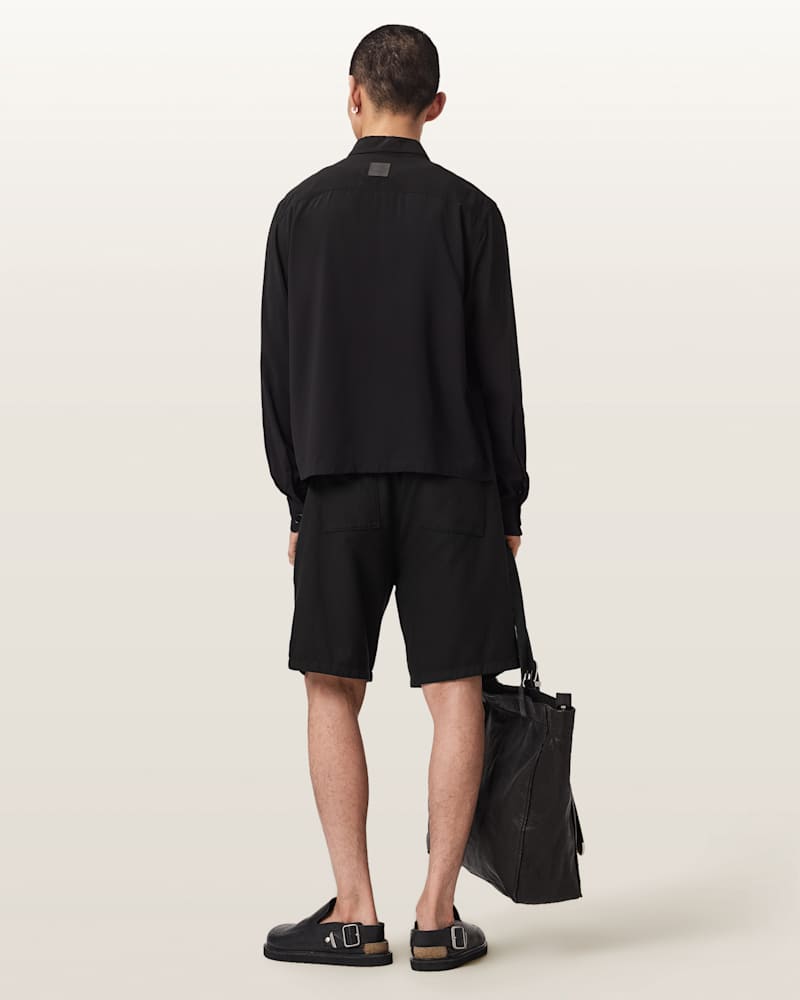 Hanbury Linen Blend Relaxed Fit Shorts