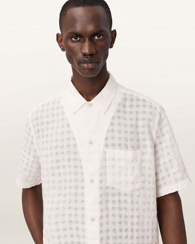 Aubrey Short Sleeve Linen Blend Shirt