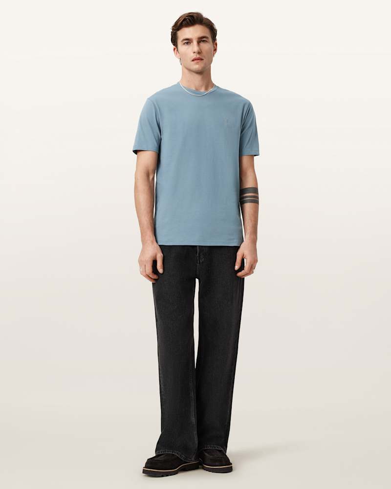 Brace Brushed Cotton Crew Neck T-Shirt