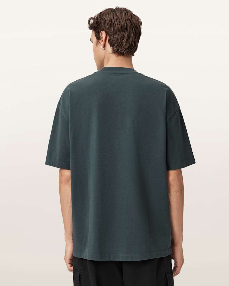 Xander Flocked Logo Oversized T-Shirt 