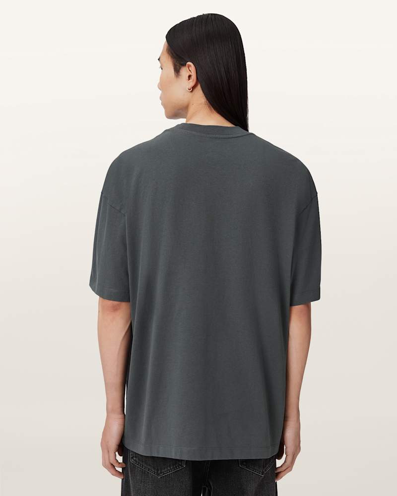 Xander Flocked Logo Oversized T-Shirt 