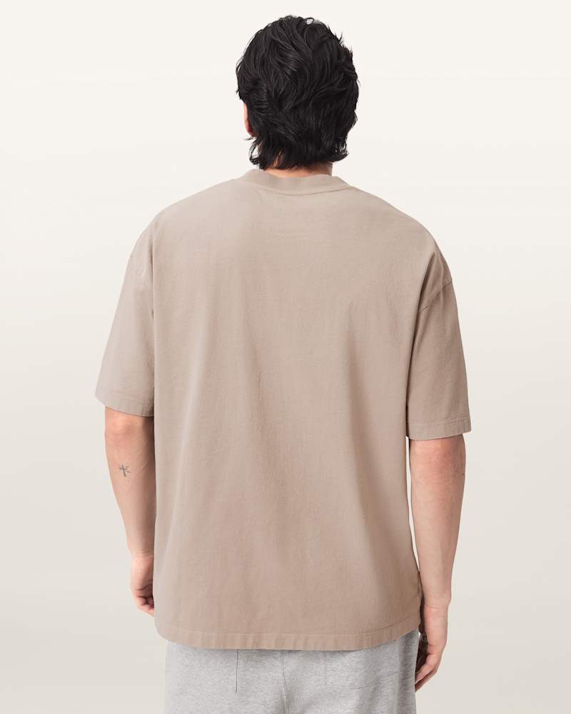 Xander Flocked Logo Oversized T-Shirt 