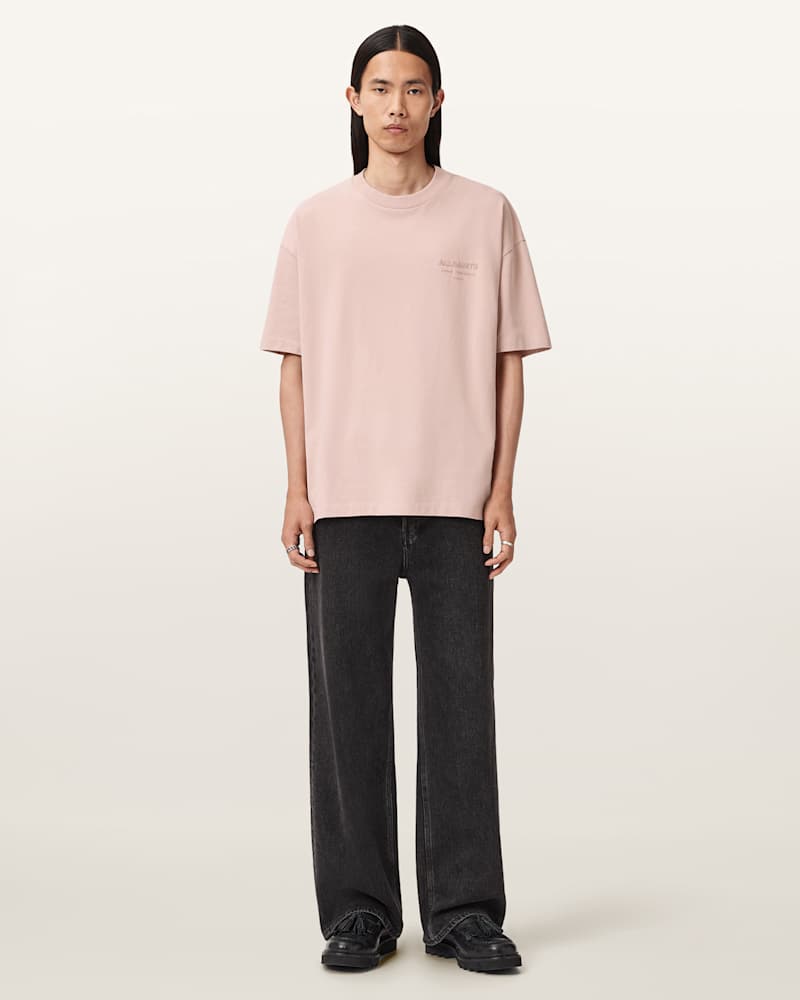 Xander Flocked Logo Oversized T-Shirt 