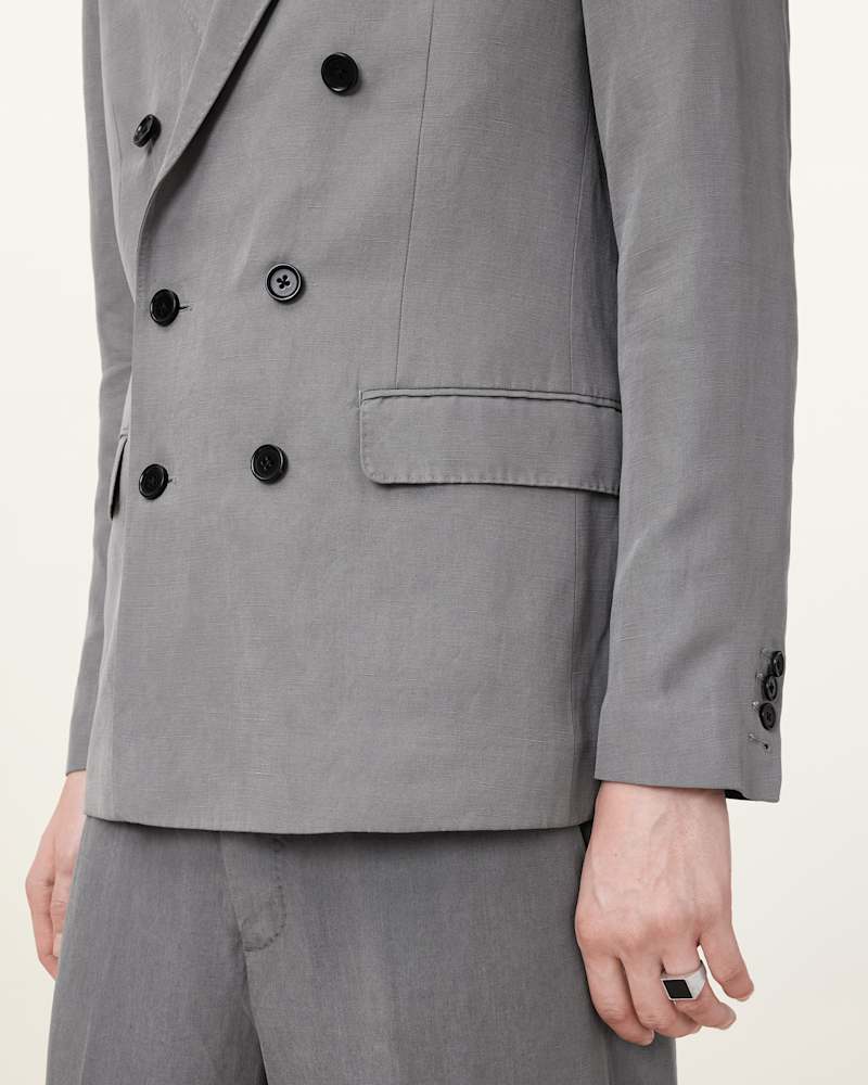 Orpheus Double Breasted Relaxed Blazer