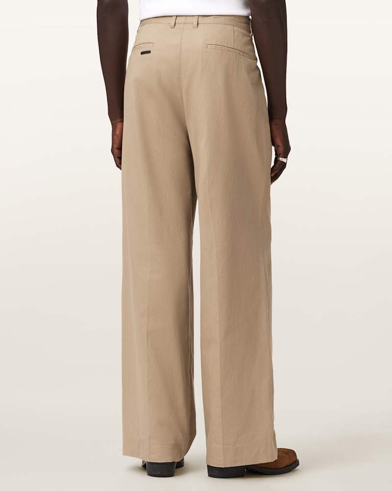 Midas Wide Leg Relaxed Fit Trousers
