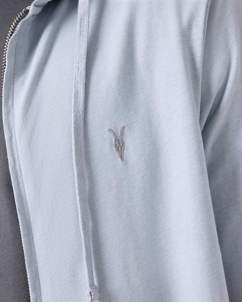 Brace Zip Up Brushed Cotton Ramskull Hoodie