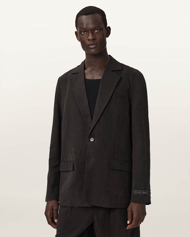 Marko Relaxed Fit Linen Blend Blazer