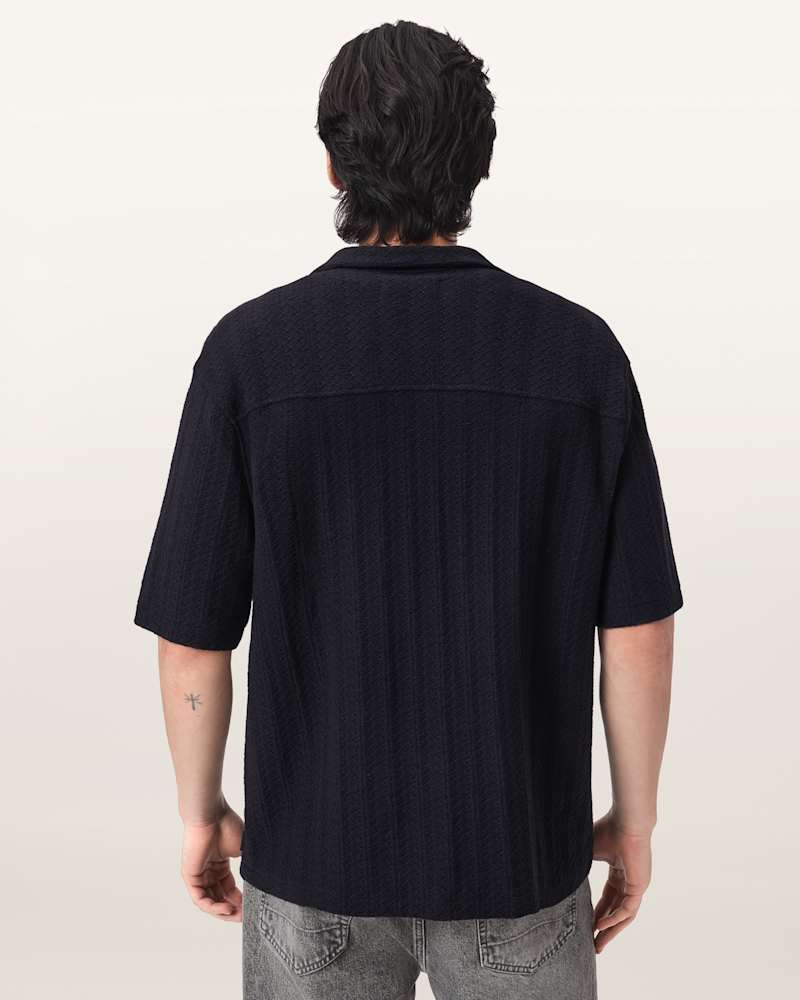 Trace Oversized Textured Shirt