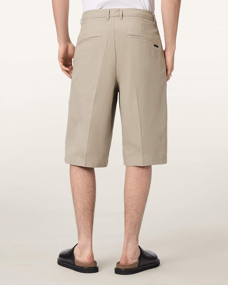 Castro Wide Leg Cotton Shorts
