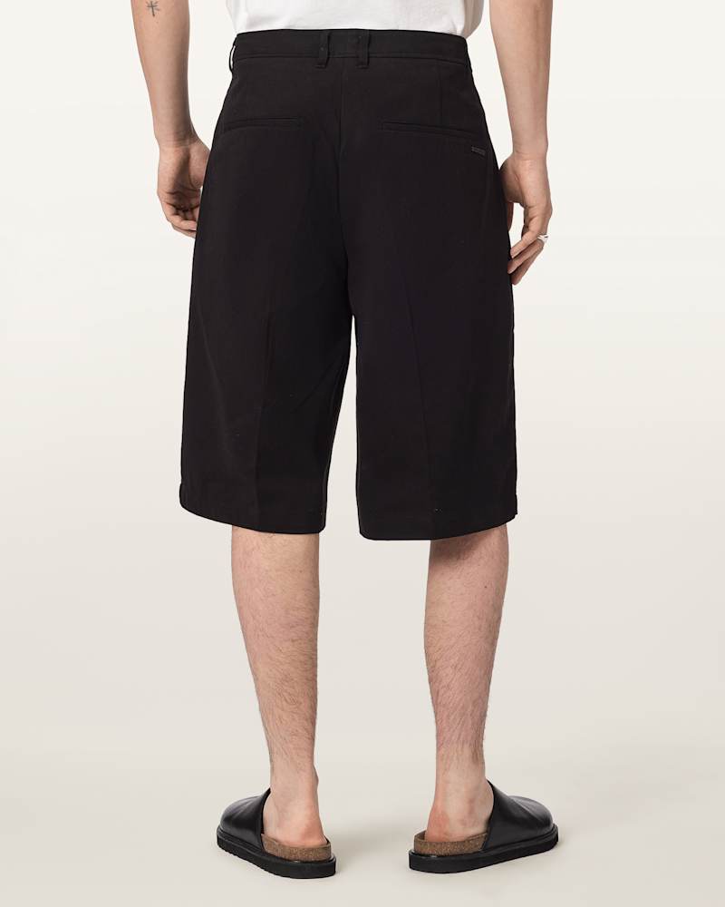 Castro Wide Leg Cotton Shorts
