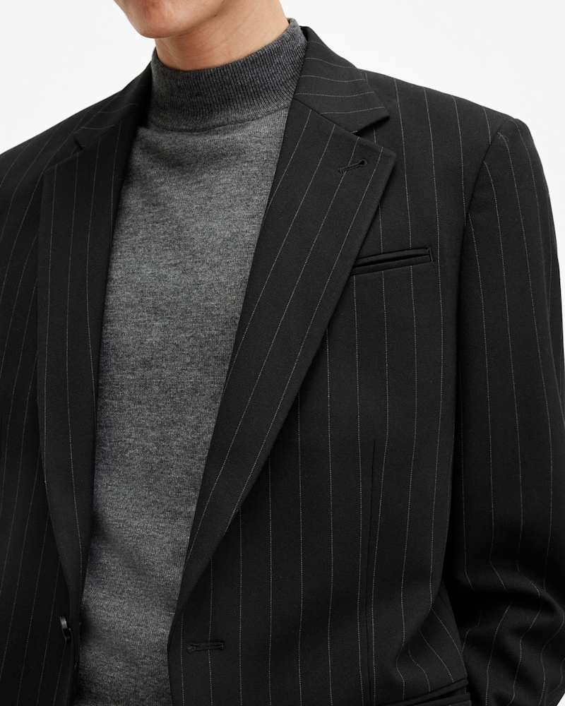 Heddon Relaxed Fit Pinstripe Blazer