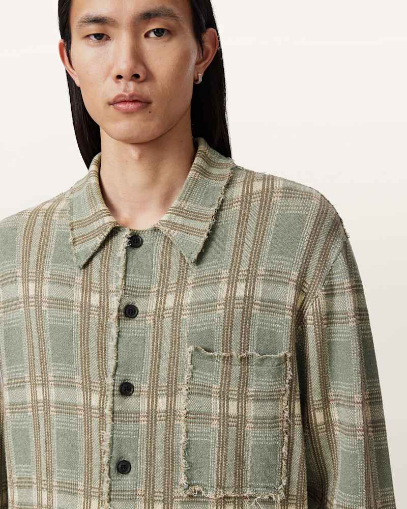 Solmar Knitted Check Cardigan