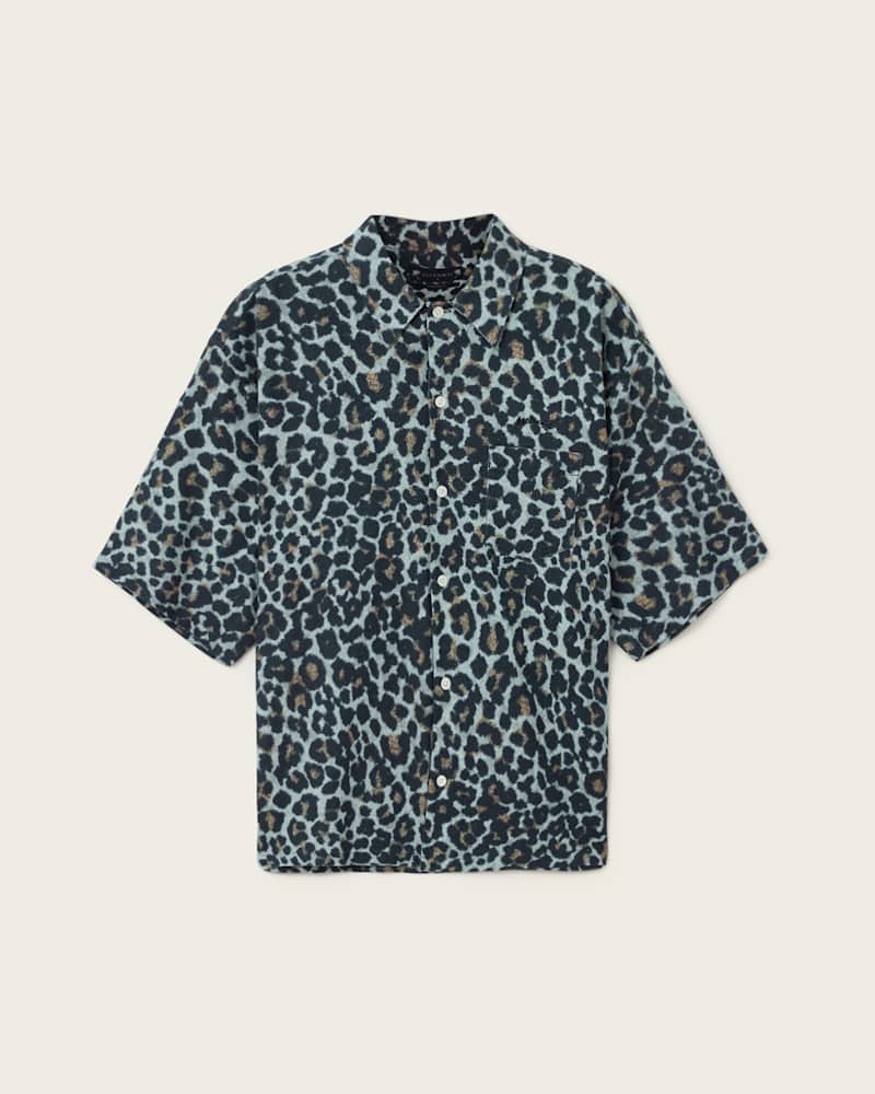 Silesia Oversized Leopard Print Shirt