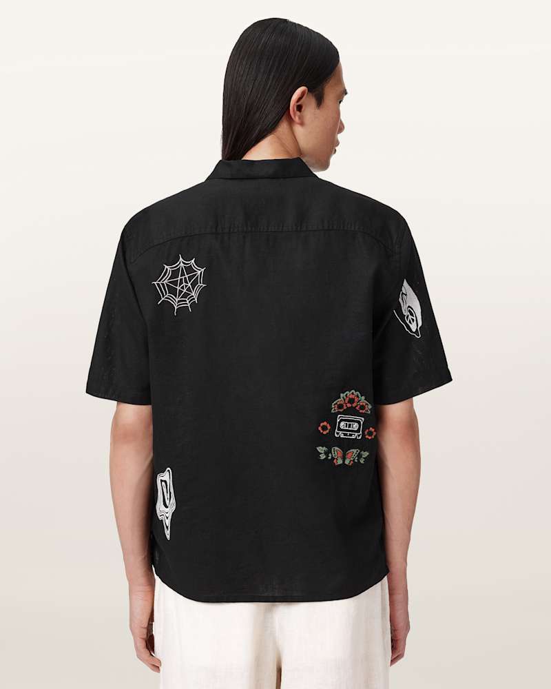 Karlton Embroidered Boxy Shirt