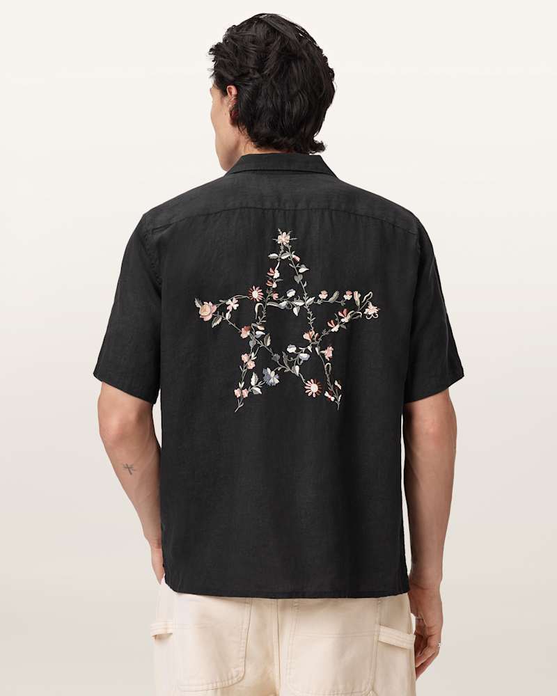 Wilder Embroidered Linen Shirt