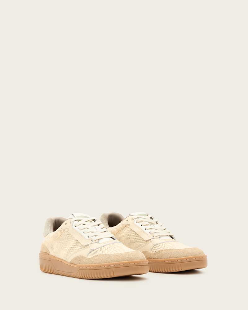 Regan Mesh And Suede Low Top Trainers