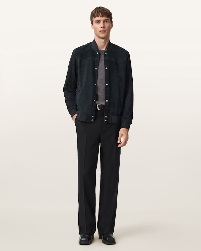 Stafford Suede Bomber Jacket