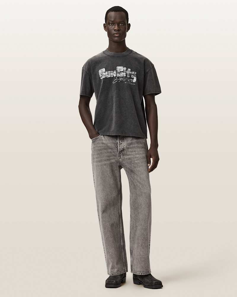 Sun City Short Sleeve Boxy Graphic T-Shirt