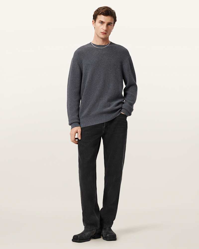 Aspen Crew Neck Waffle Jumper