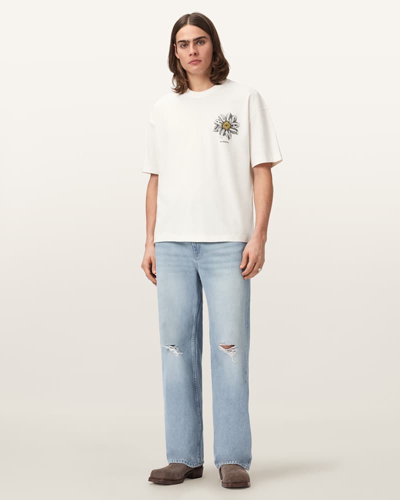 Petals Oversized Short Sleeve Graphic T-Shirt