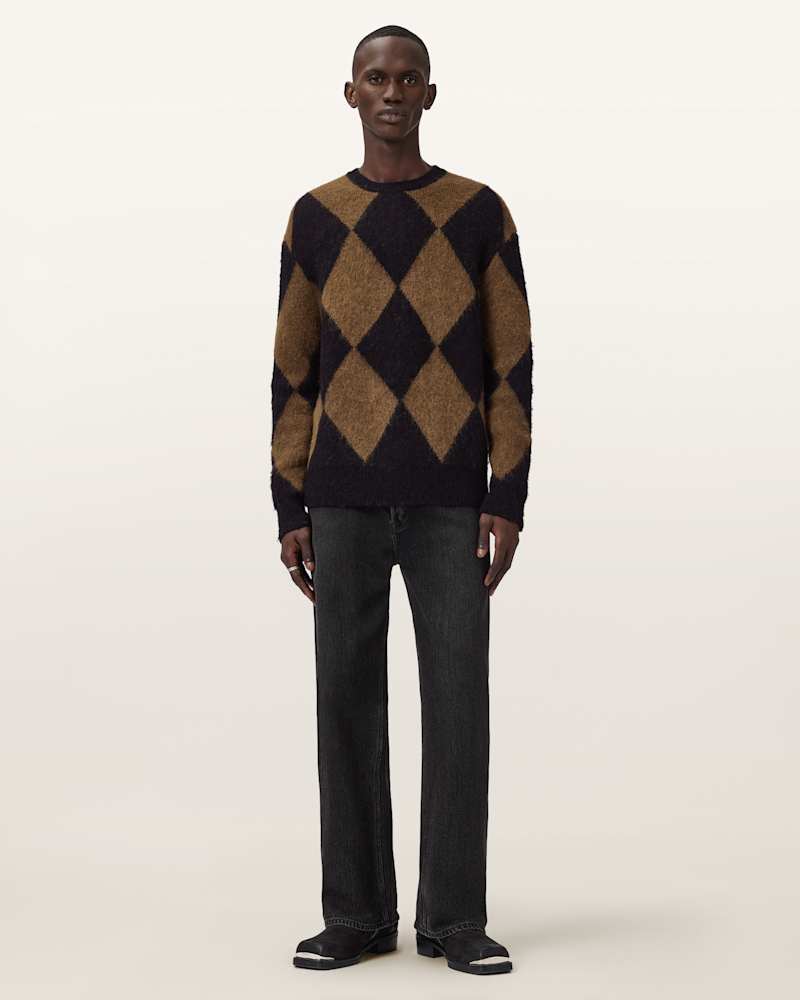 Bower Argyle Pattern Jumper