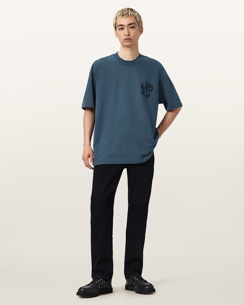 Orlando Logo Print Oversized T-Shirt 