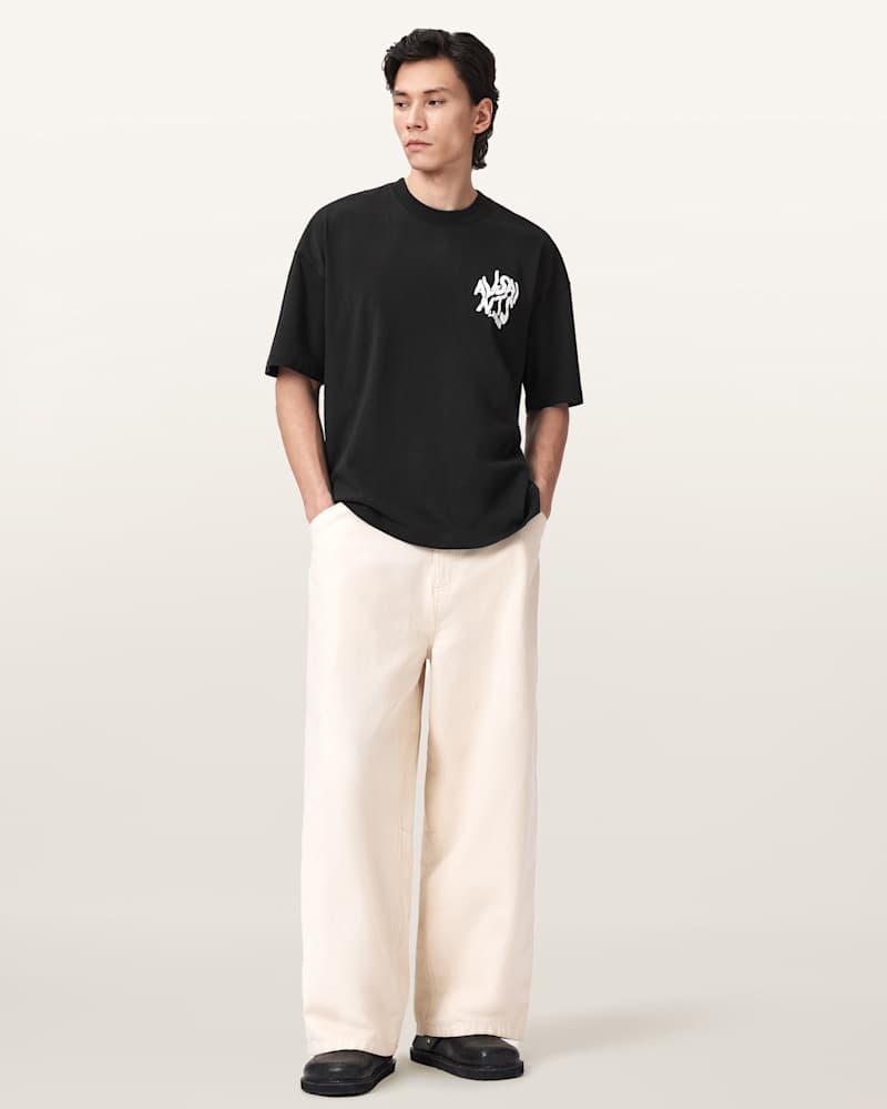 Orlando Logo Print Oversized T-Shirt 